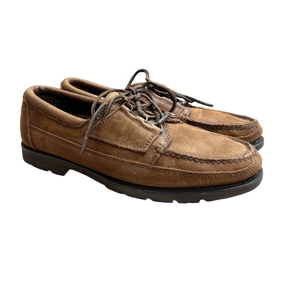Rockport Other - Sz 11.5 Brown Leather Vibram Rockport Made in Brazil